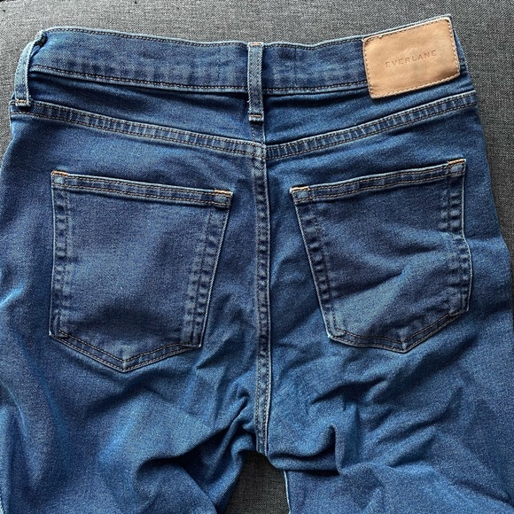Everlane Authentic Stretch High-Rise Skinny Mid Blue - Picture 12 of 13